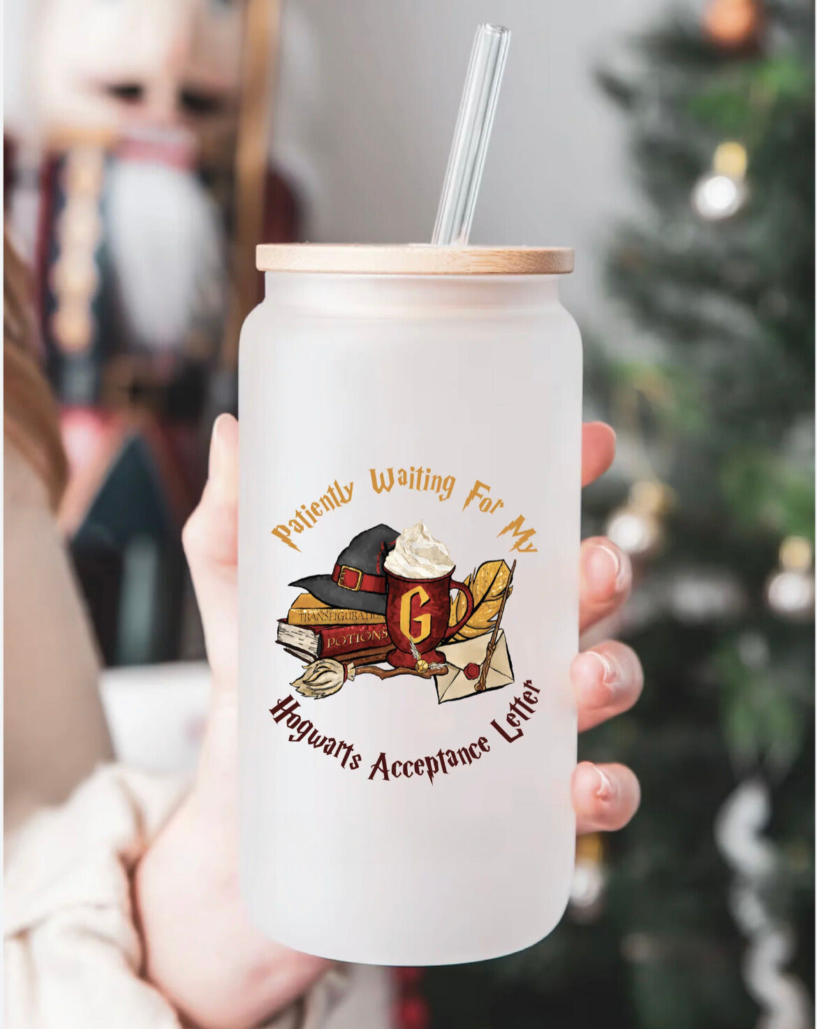 Hogwarts Invite Glass Cup